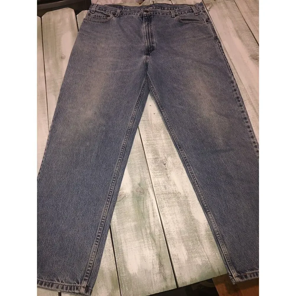 Vtg Levi's 540 Relaxed Fit Blue Jeans Mens Size 40x29 Measured 90’s Brown Tab